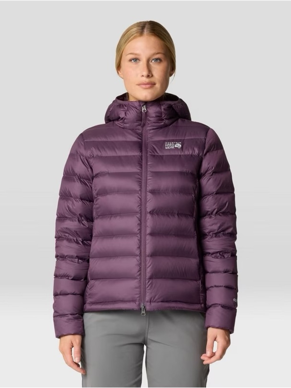Mountain Hardwear TIBERONDACK™ HOODED DOWN JACKET in Dusty Purple